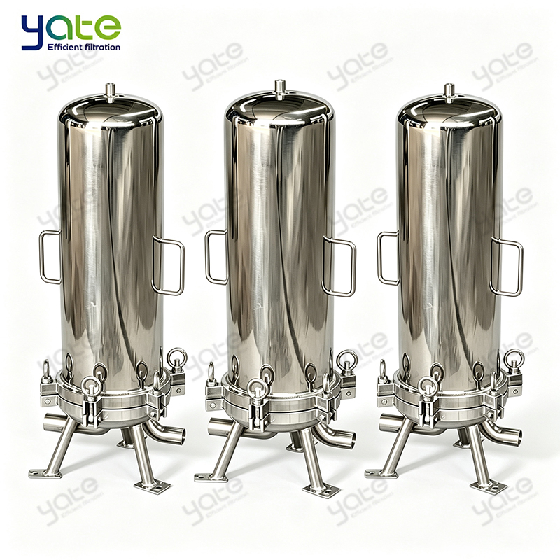Food‑Grade SanitaryFilter Housing High Precision Filtration Equipment For Brewery Beer Beverage
