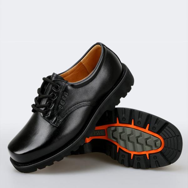 Comfortable Suede Military Dress Shoes Shock Absorbing Deodorant