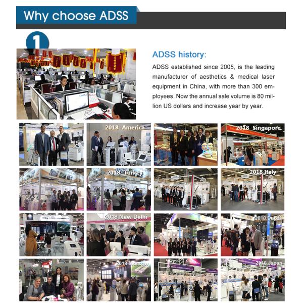 ADSS New Software New Shell  Laser Equipment  Three Wavelengths 755nm 808nm and 1064nm Diode Laser  Hair Removal