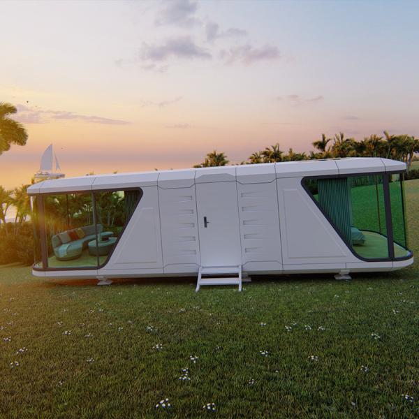 10000kg Capsule Mobile Home Luxury Modern Prefabricated Capsule Cabin House 11.5*3.3*3.2m