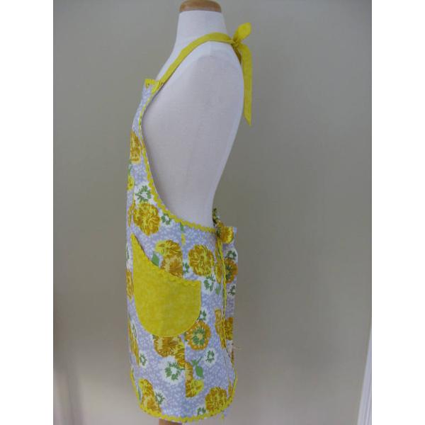 Ladies Apron, Kitchen Apron, Full Cooking Apron, Yellow Apron, Apron With Pockets, Gift For Women, Adult Apron, Gift Und