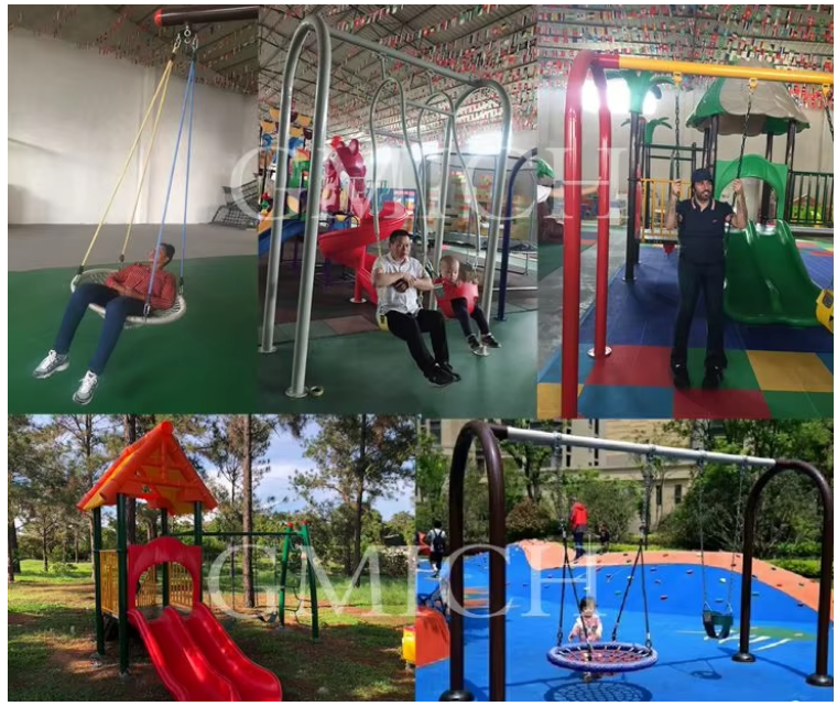 durable Customized Swing N Slide Plastic Slide Commercial Playground