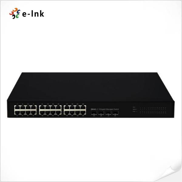 L3 управляло процессором переключателя RISC 400MHz локальных сетей 24G 4x1000M SFP