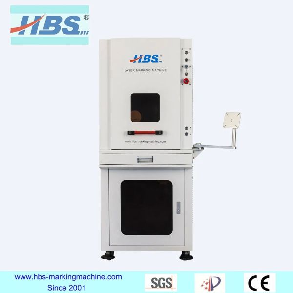 Enclosed Totally 20W Fiber Laser Marking Machine For Big Piece Laser Marking