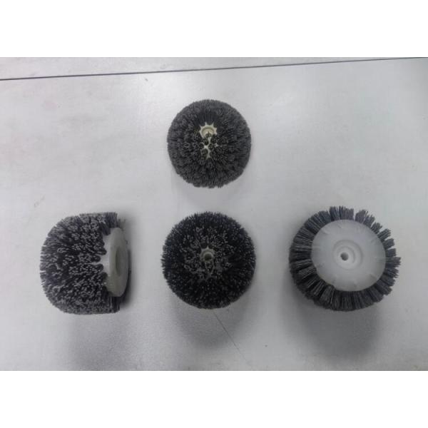 Nylon Wire Industrial Round Head 100MM Diameter Rotary Cylinder Nylon Brushes