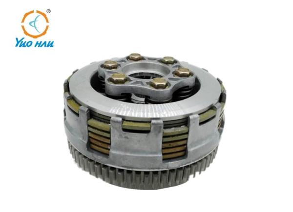 67 Teeth 6 Holes 6 Plates Honda TITAN150-6 Motorcycle Clutch ASSY / Motorcycle Clutch Replacement ADC12 Silver
