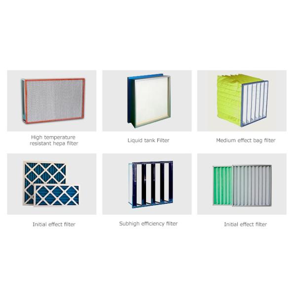 Aluminum Recycled Washable H14 Pocket Bag Air Filters Pink Color