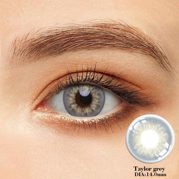 Ksseye Color Contact Lenses For Eyes Grey Beauty Pupils Natural With Case
