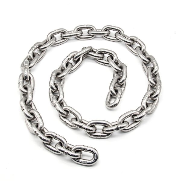 Heavy Duty Stainless Steel Chain with High Corrosion Resistance, AISI 304/316 Grade, and Precision Welded Links