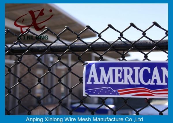 Galvanized Steel Chain Link Fence Diamond Wire Mesh Fence Privacy Fence