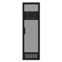 Preto do sistema de Data Center do módulo da sala de computador C.A. 50HZ do armário 220V do micro única