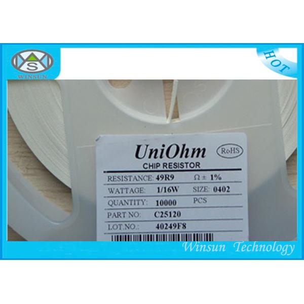 Gray Thick Metal Oxide Film Resistor 0402 1 / 16W Small Size For Video Cameras