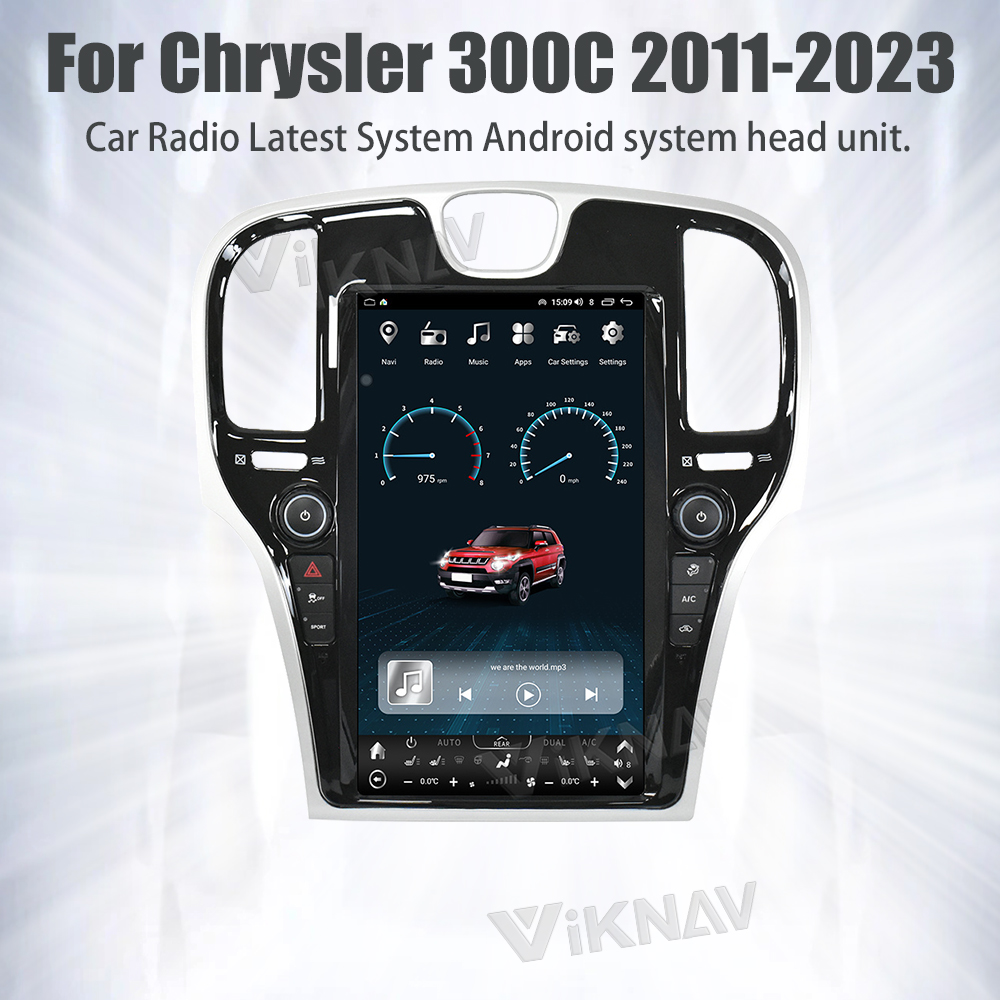 Автомобиль 2011-2023 Chrysler 300C Радио Android Авто CarPlay 8 Ядра Автоаудио OEM