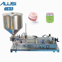 Remplisseur pneumatique horizontal de piston de la machine de remplissage de liquide et de pâte SS304 50-500ml