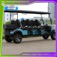 Carrinhos elétricos de 6 lugares Potentes Carros elétricos de 4 rodas Carrinho de carrinho de golfe