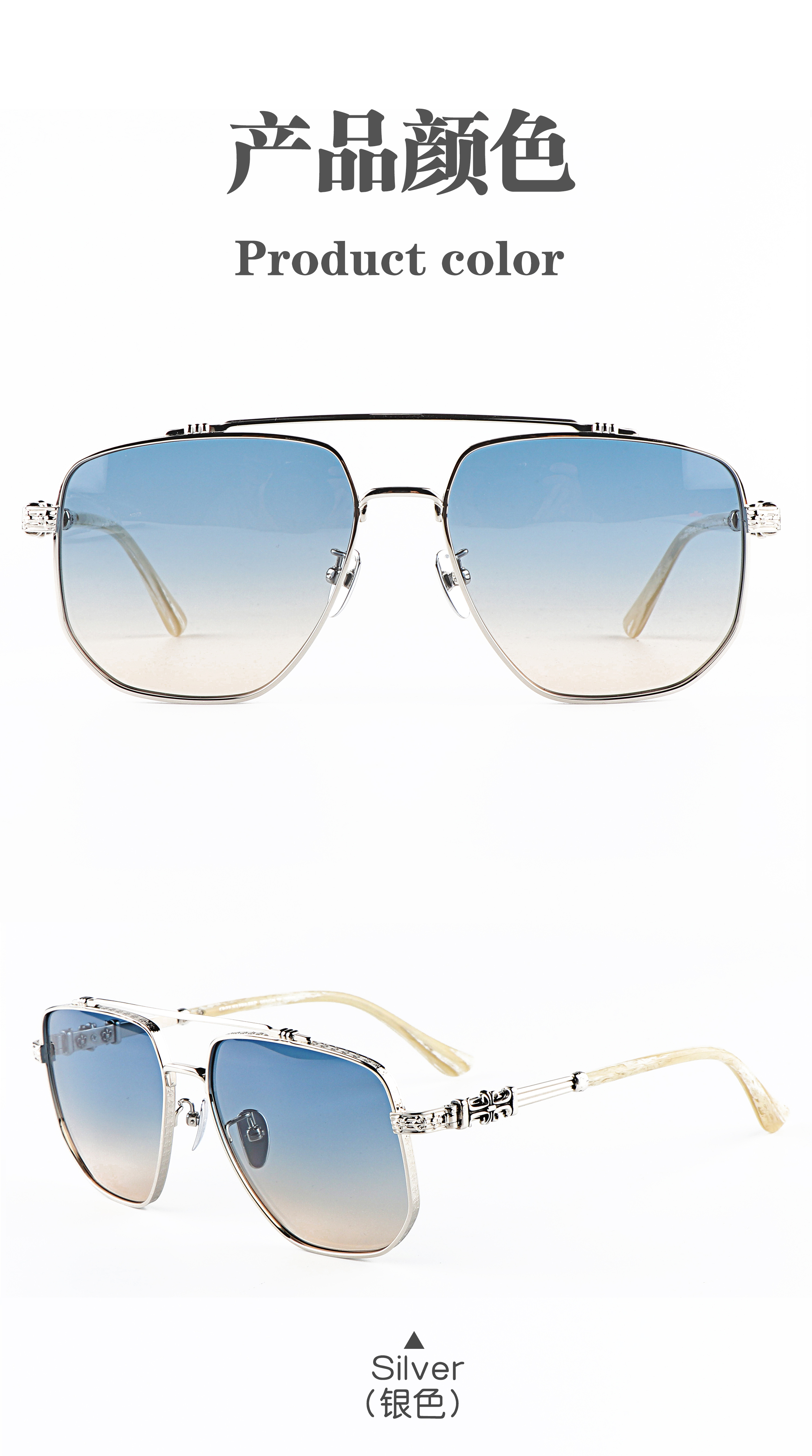 Shenzhen Bulk Import New Arrivals Pilot Outdoors Men Shade Frame Uv Protection Wedding Hombre Sunglasses Personalized Side logo