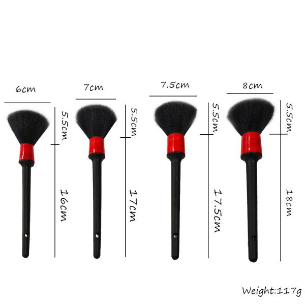 Чистка автомобиля внутренняя установила автоматическую детализируя щетку чистки пыли автомобиля