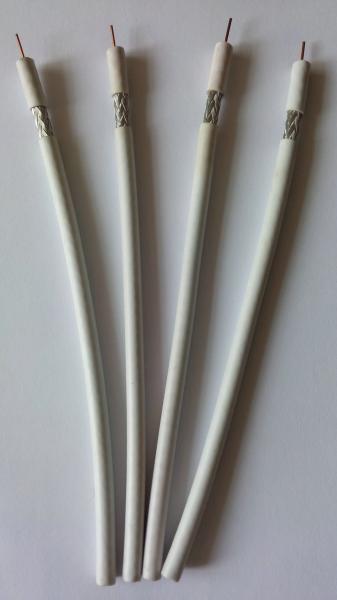 60% Braiding Coverage RG6 Coaxial Cable For Indoor CATV / CCTV Systems