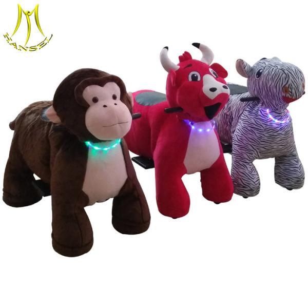 Hansel wholesale children rides stuffed electric ride motorized animals