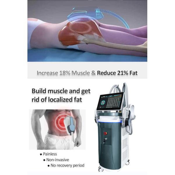 4 Handles EMS Slimming Rf Machine Reduce Fat Build Muscle Skin Tightening