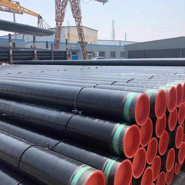 ASTM A214 SA214 	Anti Corrosion Steel Pipe , PE Coating Steel Gas Line