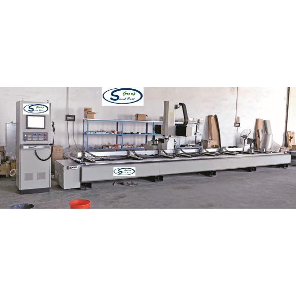 CE Aluminium Window Machinery 540mm Y Way Range Curtain Wall Machine