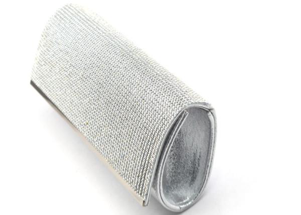 Evening Clear Small Clutch Bag , Private Label Fashionable Leather Clutch Purse