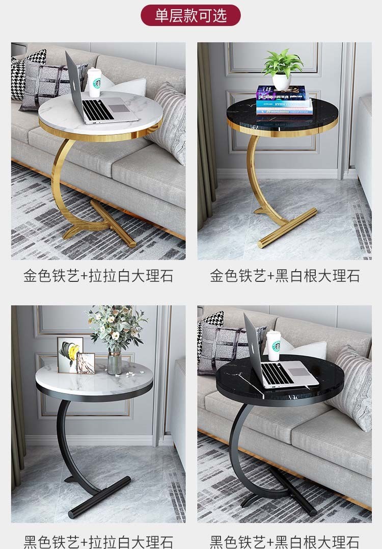 Modern Outdoor L Shaped Dining Table with Extendable Marble Top and Metal Construction
