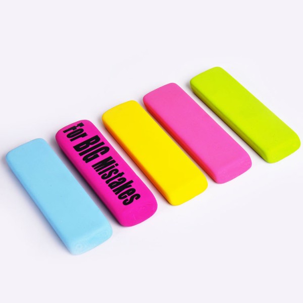 Custom Popular Fancy TPR School Eraser Cheap Big Mistake Eraser