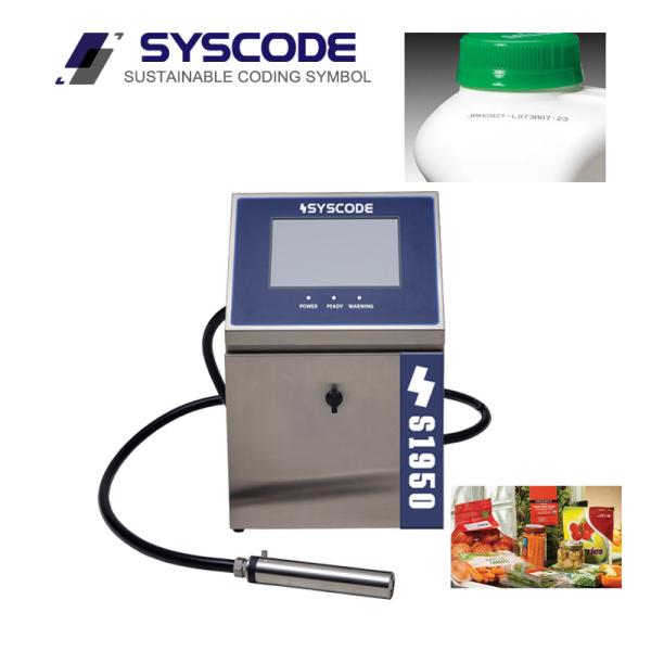 Energy Efficient CIJ Inkjet Printer High Compatibility For Food Product Marking