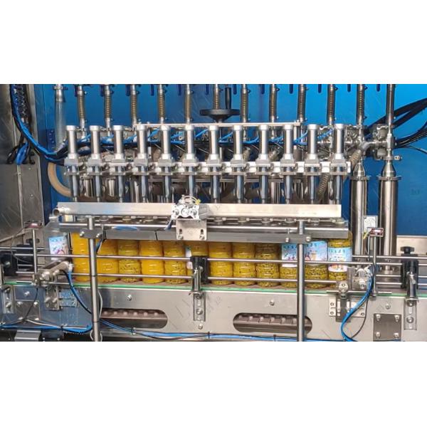 Автоматическая машина для розлива соковых напитков SUS304 производительностью 2000 б/ч