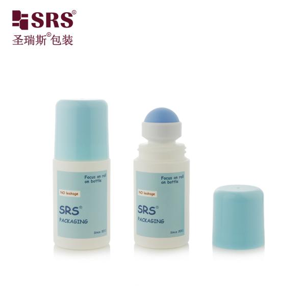 RPPC-60ML Eco-Friendly Custom PP PCR Plastic Roll-On Bottle Antiperspirant Gel Applicator