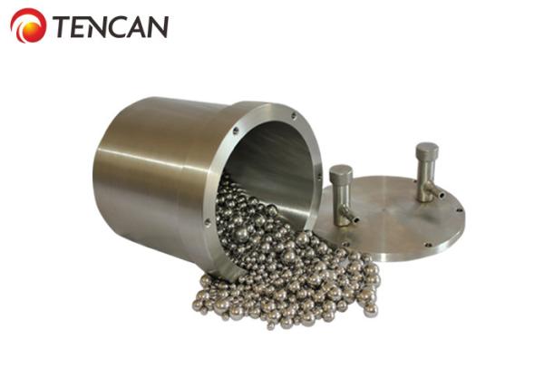 304 / 316 Stainless Steel Planetary Ball Mill Pot for Vacuum State Grinding