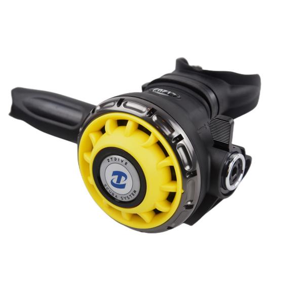 Aluminum Alloy Scuba Diving Regulator Black Yellow Color Length 27