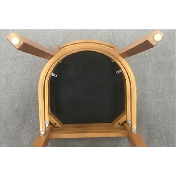 Silla de comedor específica Silla de cuero de madera sólida para el hogar o el restaurante