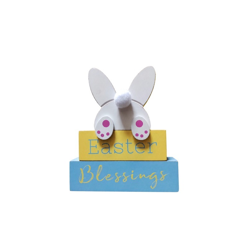 Customizable Artwork Easter Sign with OEM/ODM Services for Seasonal Retail Holiday Decoration