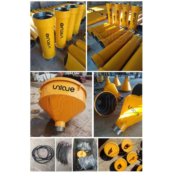 Продетая нитку женская совместная труба Tremie для бетона