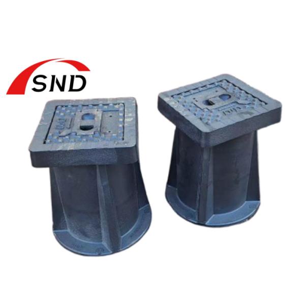 Caja de medidor de hierro dúctil certificado ISO9001:2015 para áreas peatonales y zonas verdes