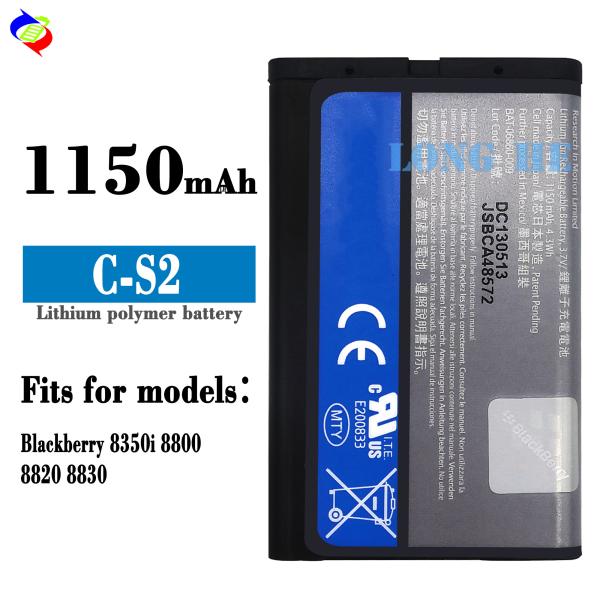 1150mAh Bateria recarregável de iões de lítio para celular para Blackberry C-S2 9360 Z10 Q10