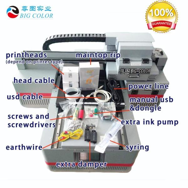 Win7/Win10 Operating System Flatbed Printer for Varnish Glass Phone Case Printing