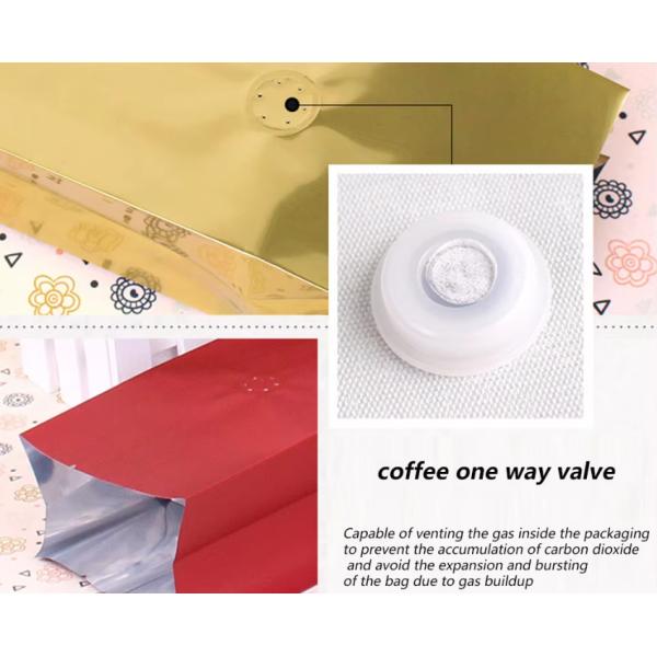 Кофейный клапан односторонний дегазирующий клапан для косметической самозапечатывающейся пластиковой пленки