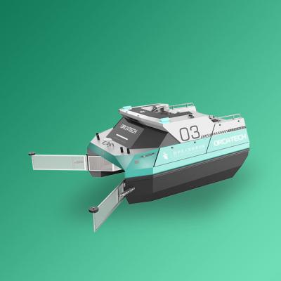 1.5m/S Water Pollution Monitoring Rc Boat High Precision Positioning