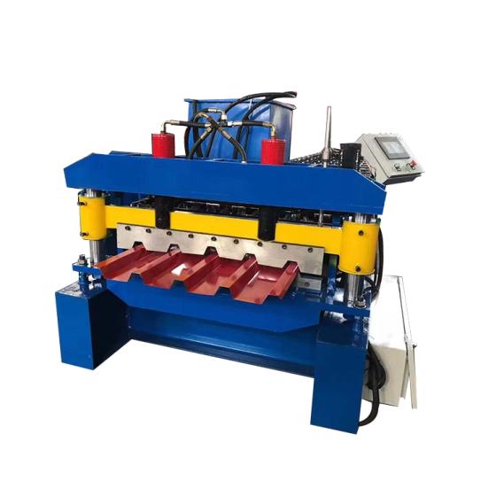 PLC 3p 0.7mm Roofing Tile Roll Forming Machine