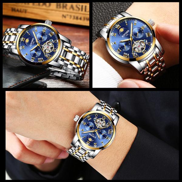 KINYUED Fashion Classic Brand Luxury Watch Automatic Mechanical Watch For Men Business Wrist Watch