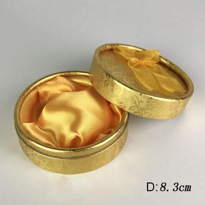 Eco Friendly Luxury Jewelry Box Packaging / Earring Round Cylinder Gift Box