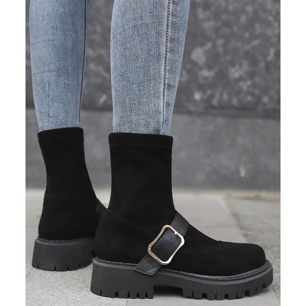 Изготовлено в Италии Женские кожаные сапоги с подлинной кожей с верхней и нижней высотой каблука