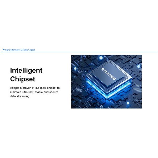 USB 3.2 Gen 1 Type A 2.5 Gigabit Ethernet 10/100/1000/2500 Mbit Adapter