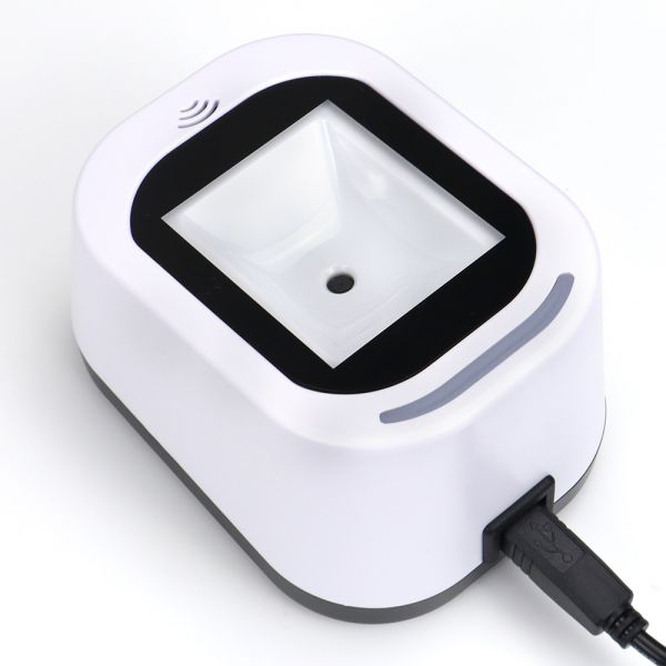 High-Volume Desktop Barcode Scanner for Retail Operations in High-Traffic Retail Environments