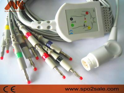 Cabo do ECG de Philips Compatible Direct-Connect para Codemaster 100, MRx