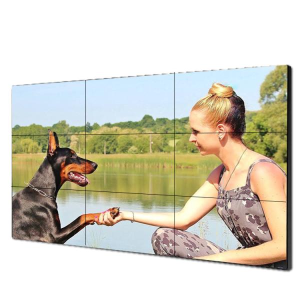 High Brightness 55 Inch 4K UHD LCD Video Wall Invisible 1.8mm Bezel LED Backlight